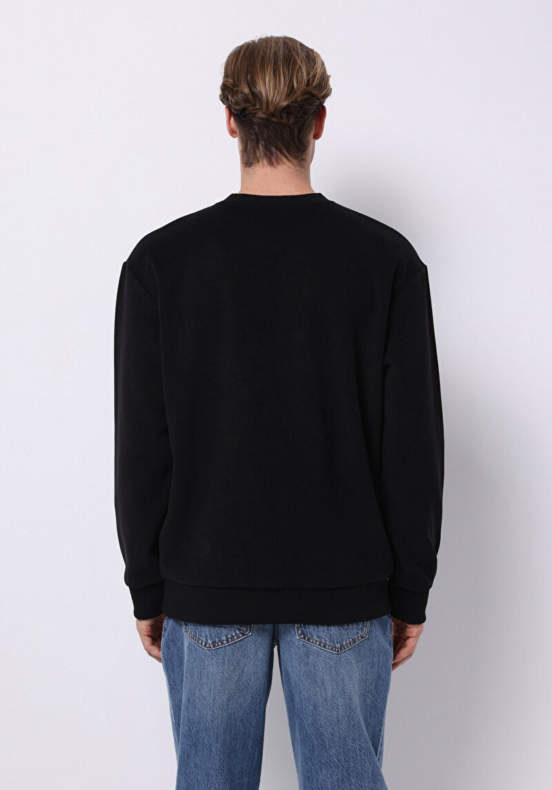 Imagine a Hanorac / Bluza De Barbati Negru Comfort Fit Cl1070969