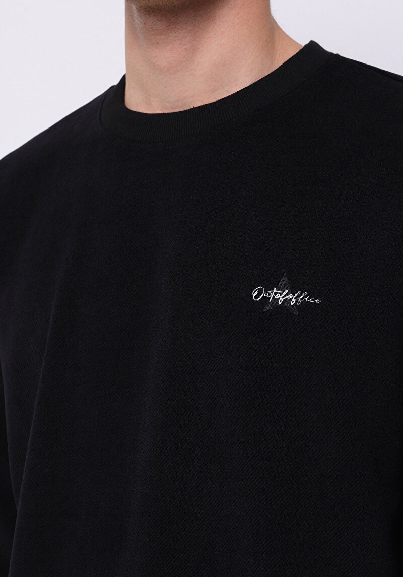 Afișați detalii pentru Hanorac / Bluza De Barbati Negru Comfort Fit  Cl1070969