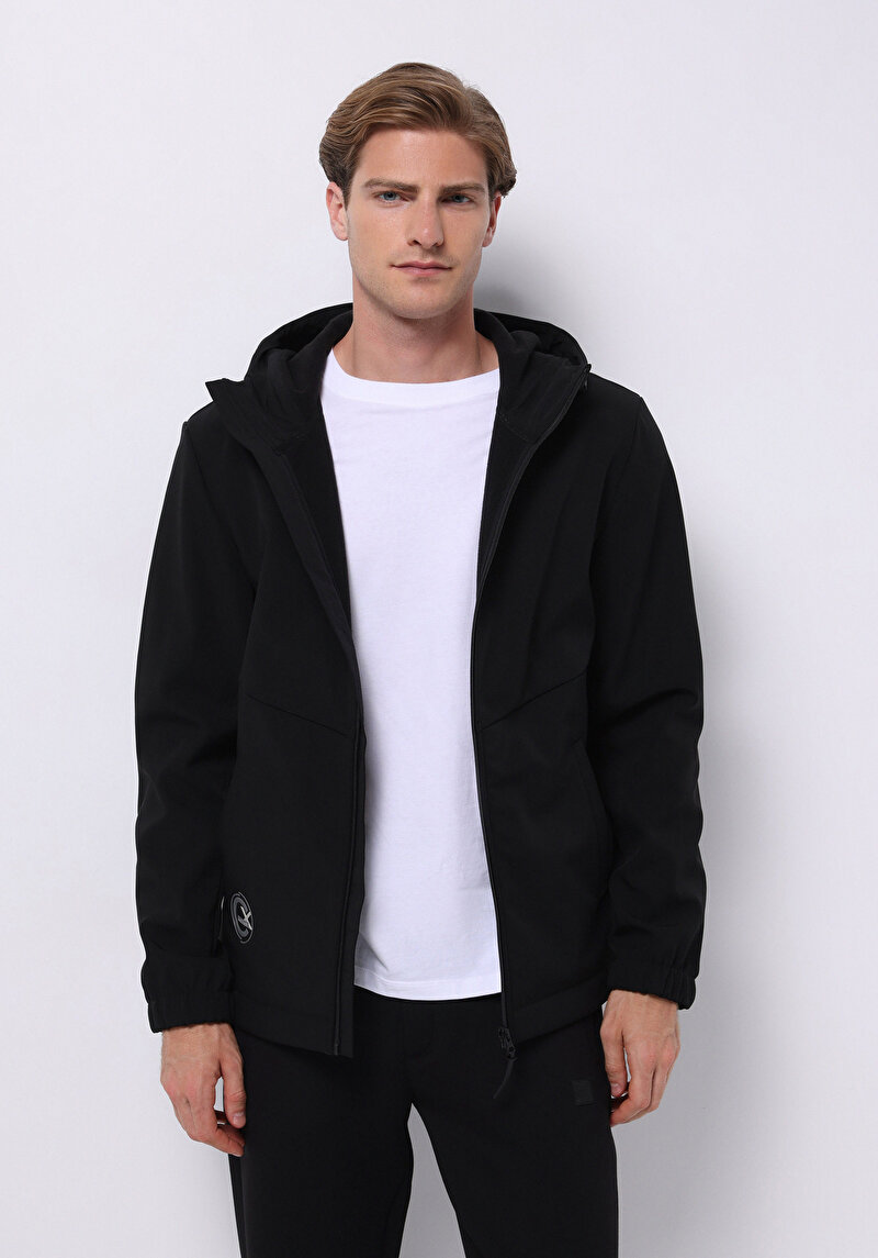 Imagine a Jacheta De Ploaıe De Barbati Negru Slim Fit  Cl1076148