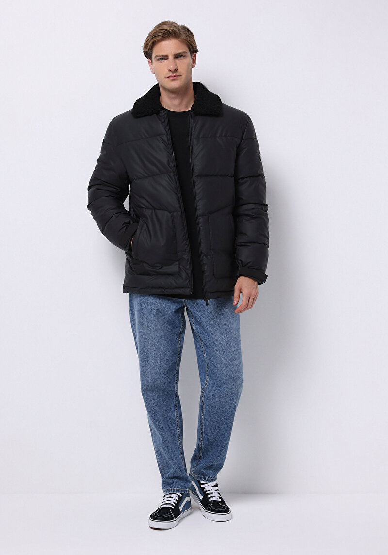 Imagine a Jacheta De Barbati Negru Regular Fit Cl1076201