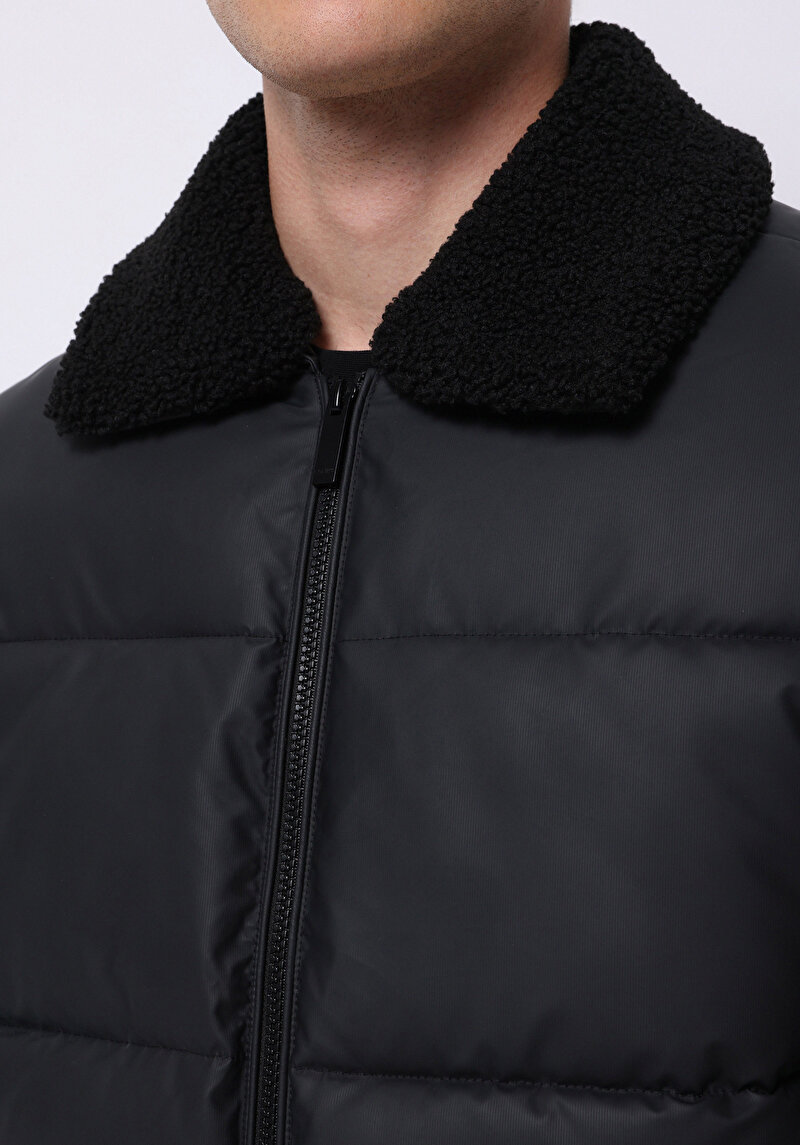 Afișați detalii pentru Jacheta De Barbati Negru Regular Fit  Cl1076201