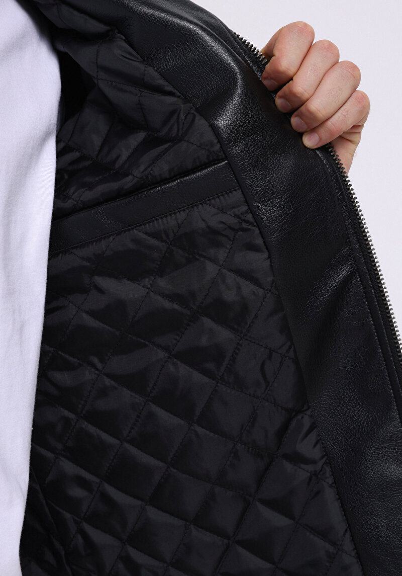 Afișați detalii pentru Jacheta De Barbati Negru Slim Fit  Cl1076210