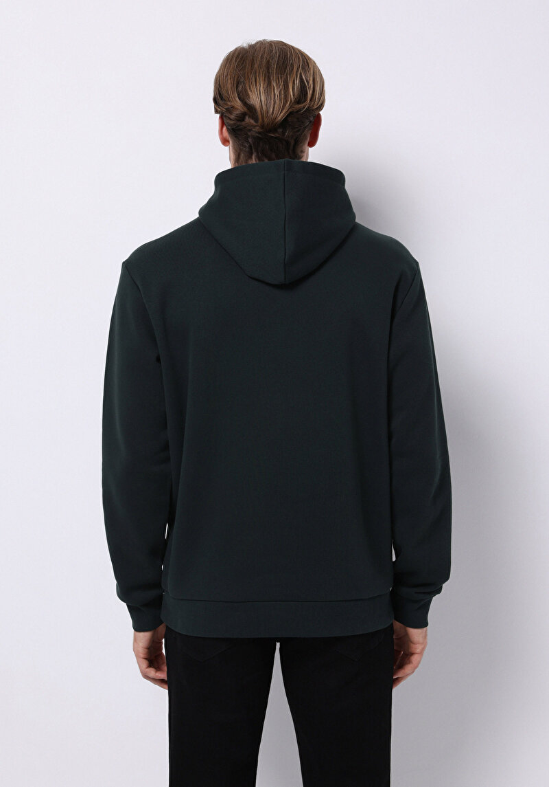 Afișați detalii pentru Hanorac / Bluza De Barbati Verde Regular Fit  Cl1076340