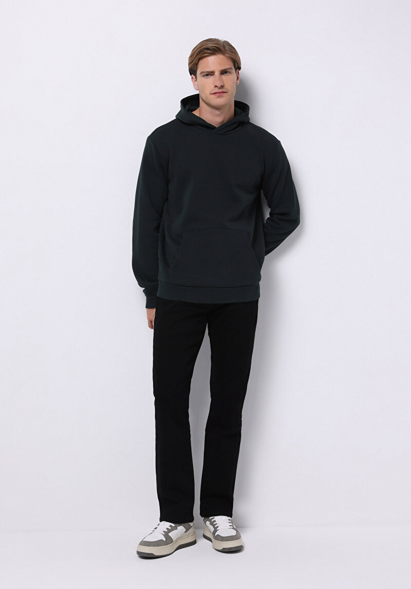 Afișați detalii pentru Hanorac / Bluza De Barbati Verde Regular Fit  Cl1076340