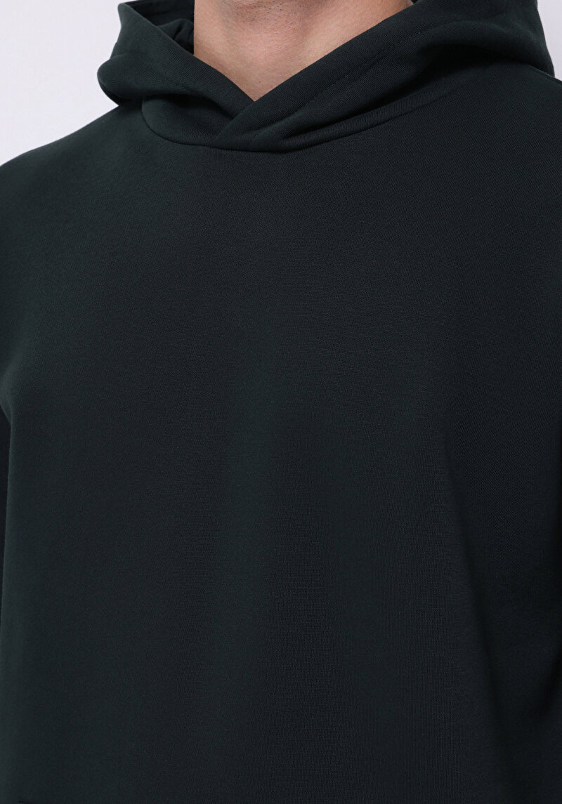 Afișați detalii pentru Hanorac / Bluza De Barbati Verde Regular Fit  Cl1076340