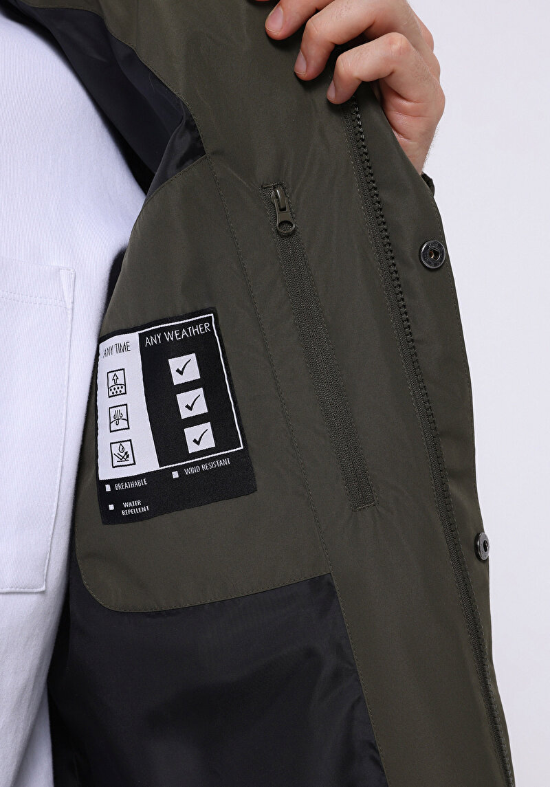 Imagine a Jacheta De Ploaıe De Barbati Kaki Regular Fit Cl1076536