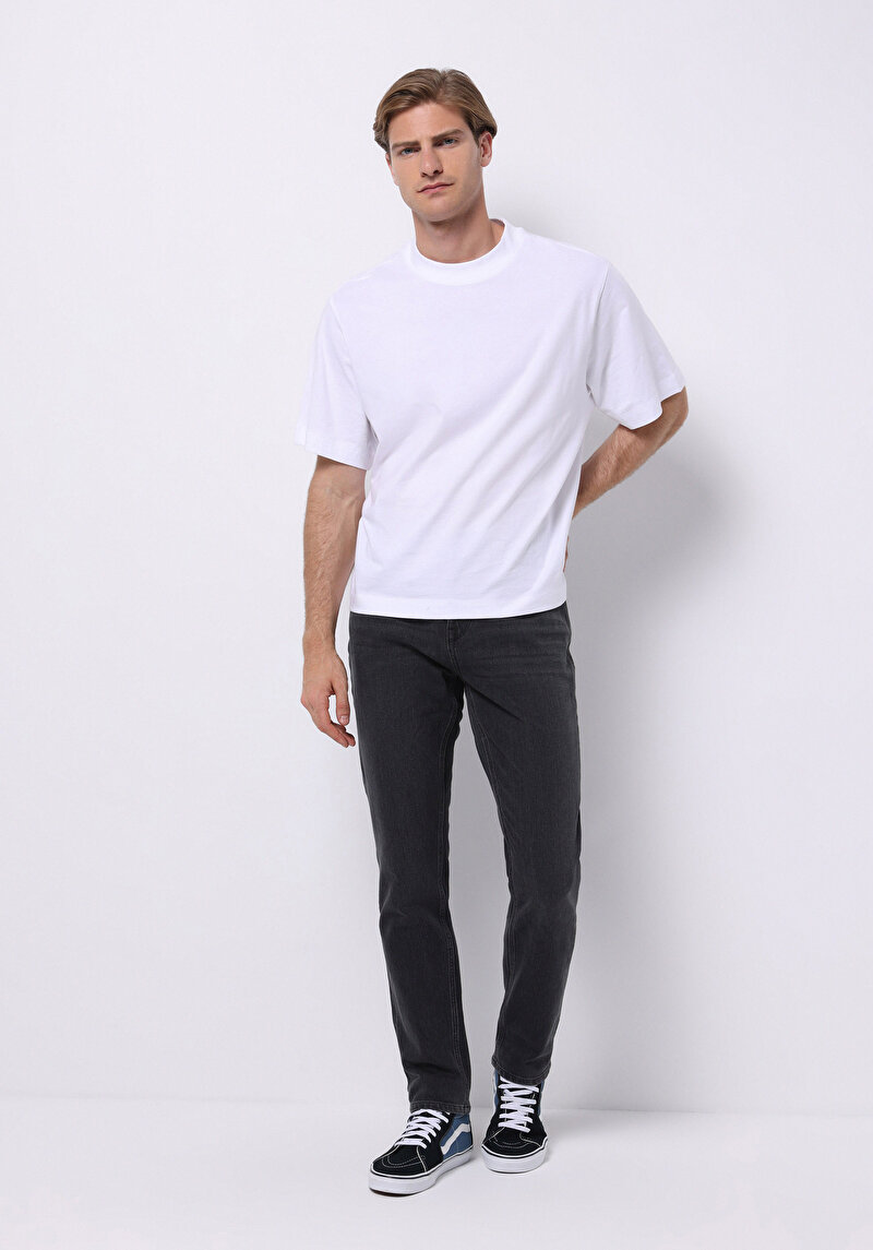 Imagine a Pantaloni De Barbati Negru Regular Fit 067 Jack Cl1076877