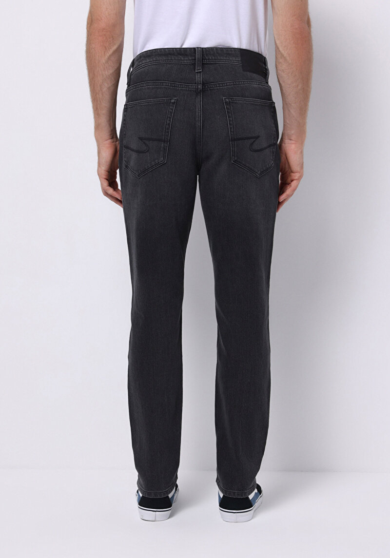 Afișați detalii pentru Pantaloni De Barbati Negru Regular Fit 067 Jack Cl1076877