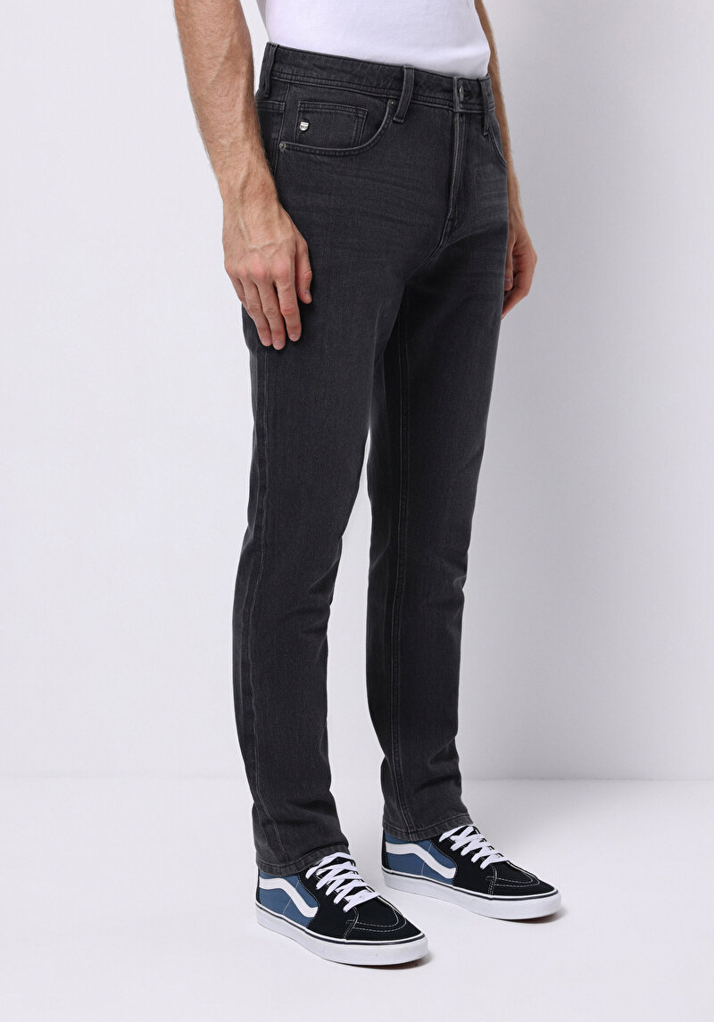 Imagine a Pantaloni De Barbati Negru Regular Fit 067 Jack Cl1076877