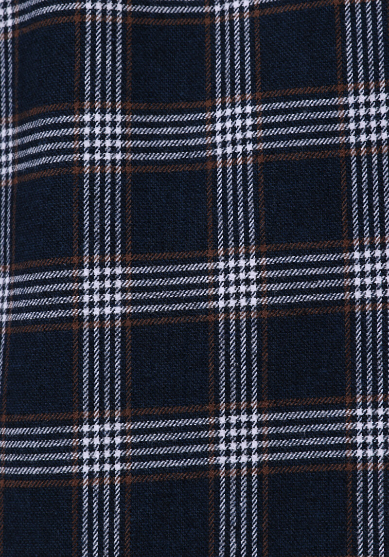 Afișați detalii pentru Camasa Cu Maneca Lunga De Barbati Albastru Marin Slim Fit  Cl1077137