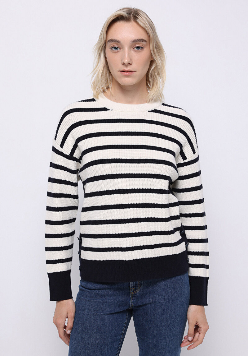 Imagine a Pulover De Dama Alb Regular Fit  Cl1075634