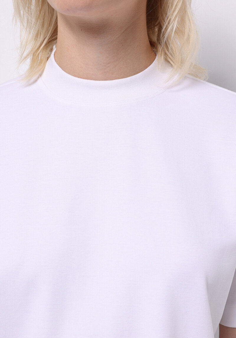 Afișați detalii pentru Tricou Cu Maneca Scurta De Dama Alb Regular Fit  Cl1076097