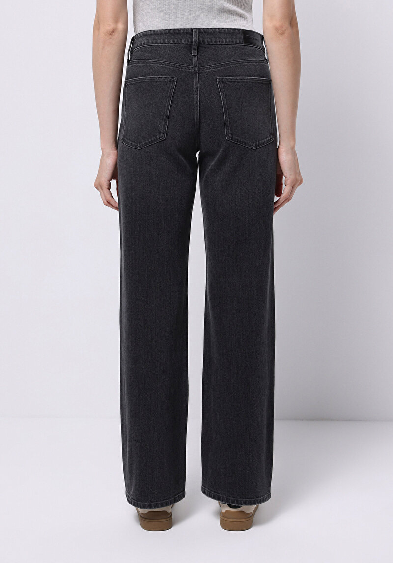 Afișați detalii pentru Pantaloni De Dama Negru Straight Fit  Cl1076566