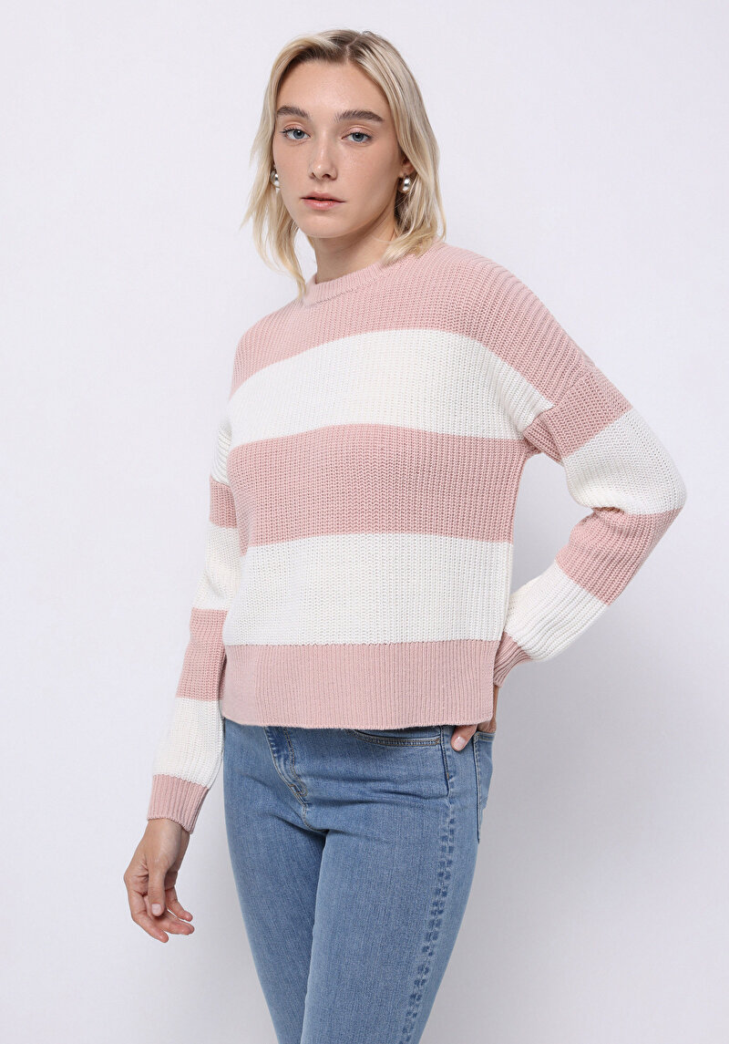 Imagine a Pulover De Dama Roz Regular Fit  Cl1076812