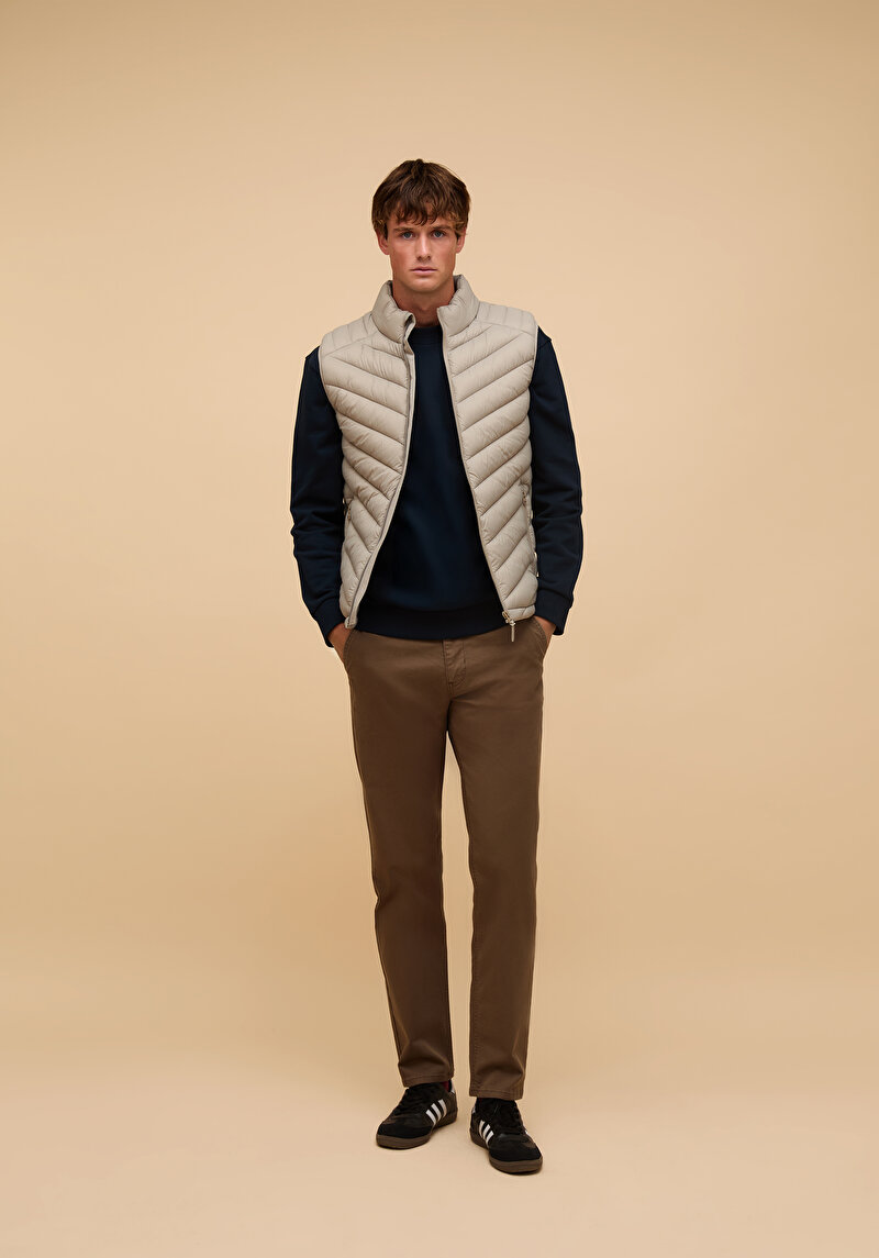 Imagine a Vesta De Barbati Bej Slim Fit  Cl1071238