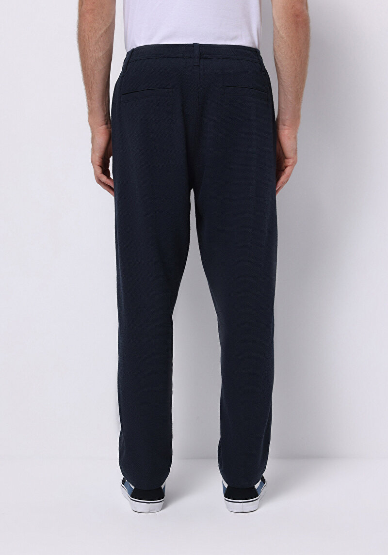 Afișați detalii pentru Pantaloni De Barbati Albastru Marin Regular Fit  Cl1075242