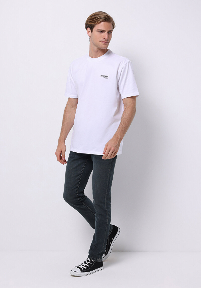 Imagine a Pantaloni De Barbati Verde Slim Fit 041 Danny Cl1075985