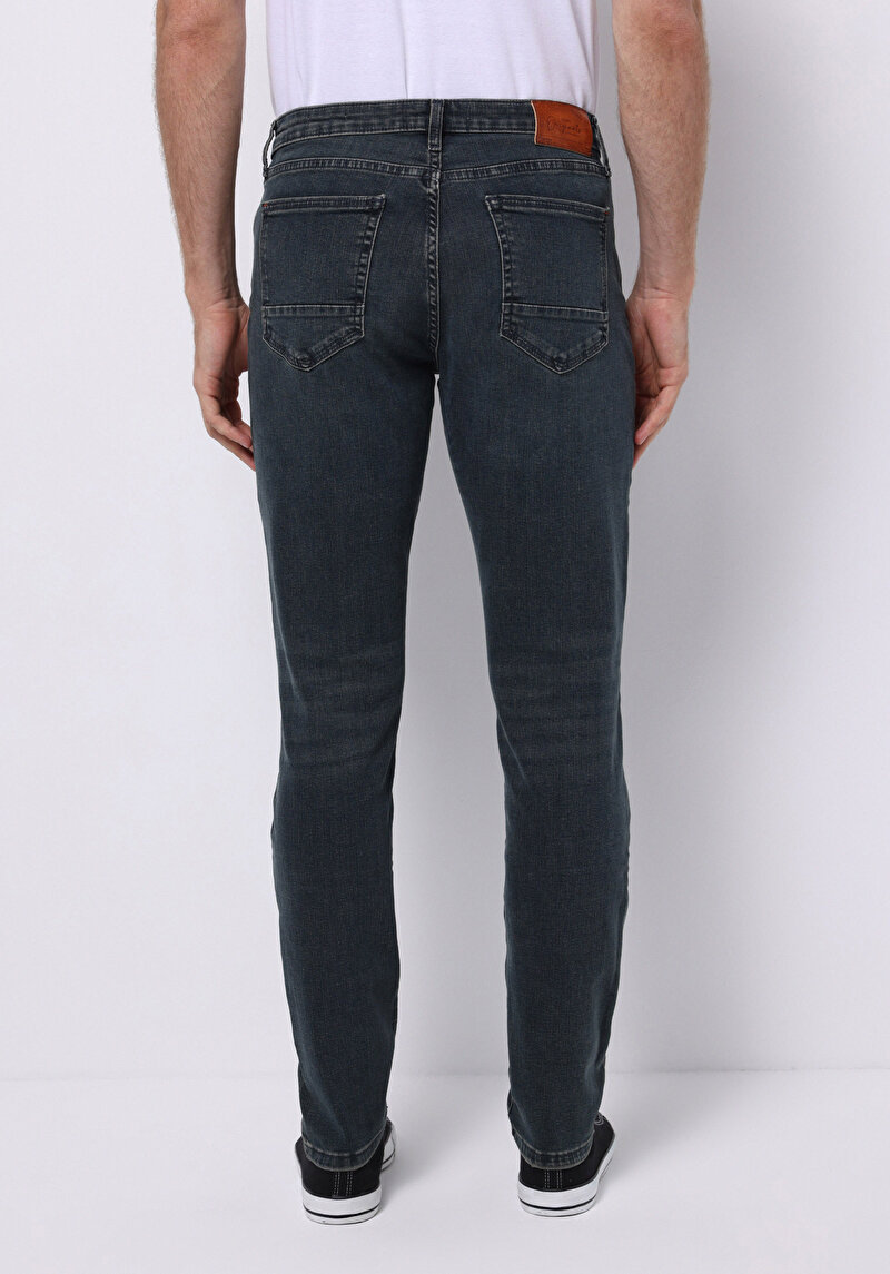 Imagine a Pantaloni De Barbati Verde Slim Fit 041 Danny Cl1075985