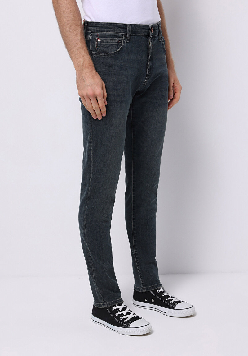 Afișați detalii pentru Pantaloni De Barbati Verde Slim Fit 041 Danny Cl1075985