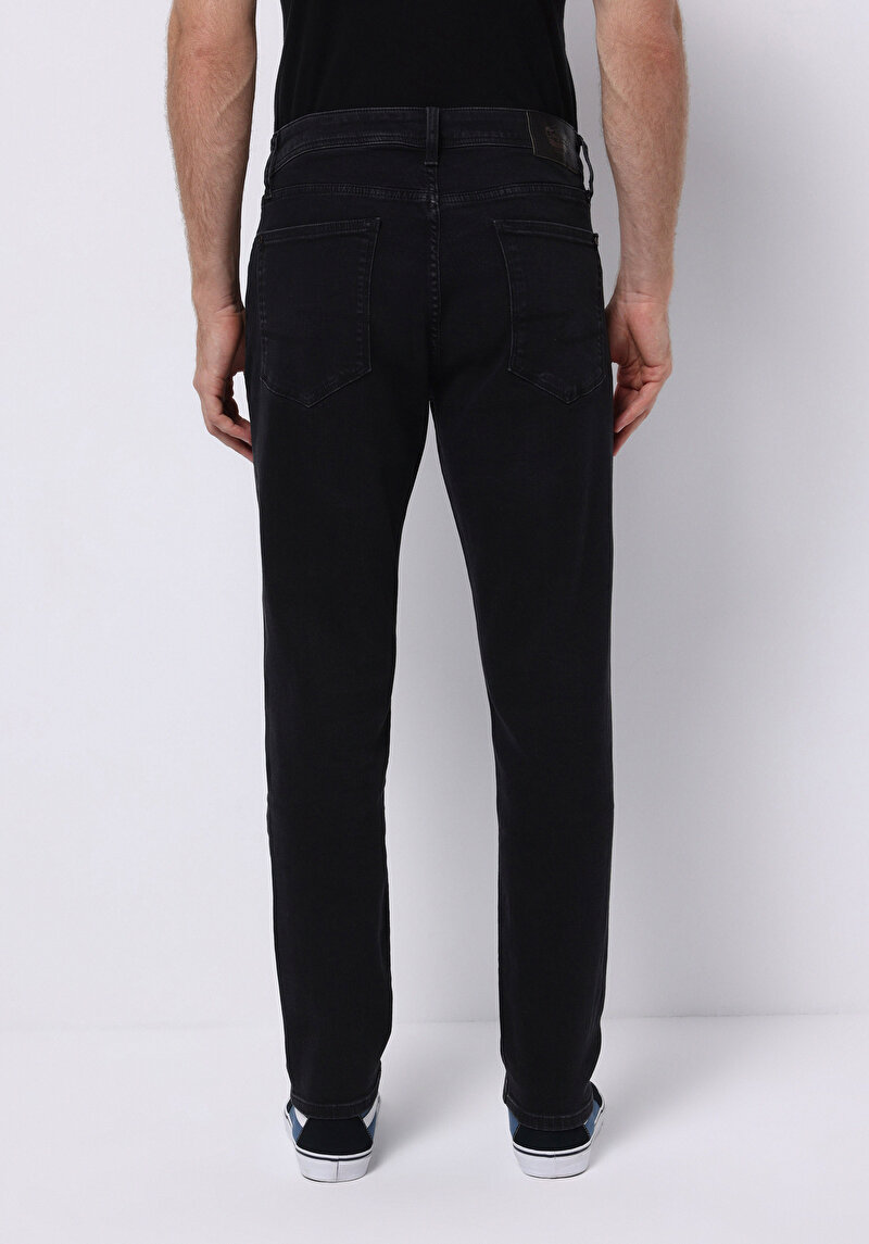 Afișați detalii pentru Pantaloni De Barbati Negru Regular Fit 067 Jack Cl1076021