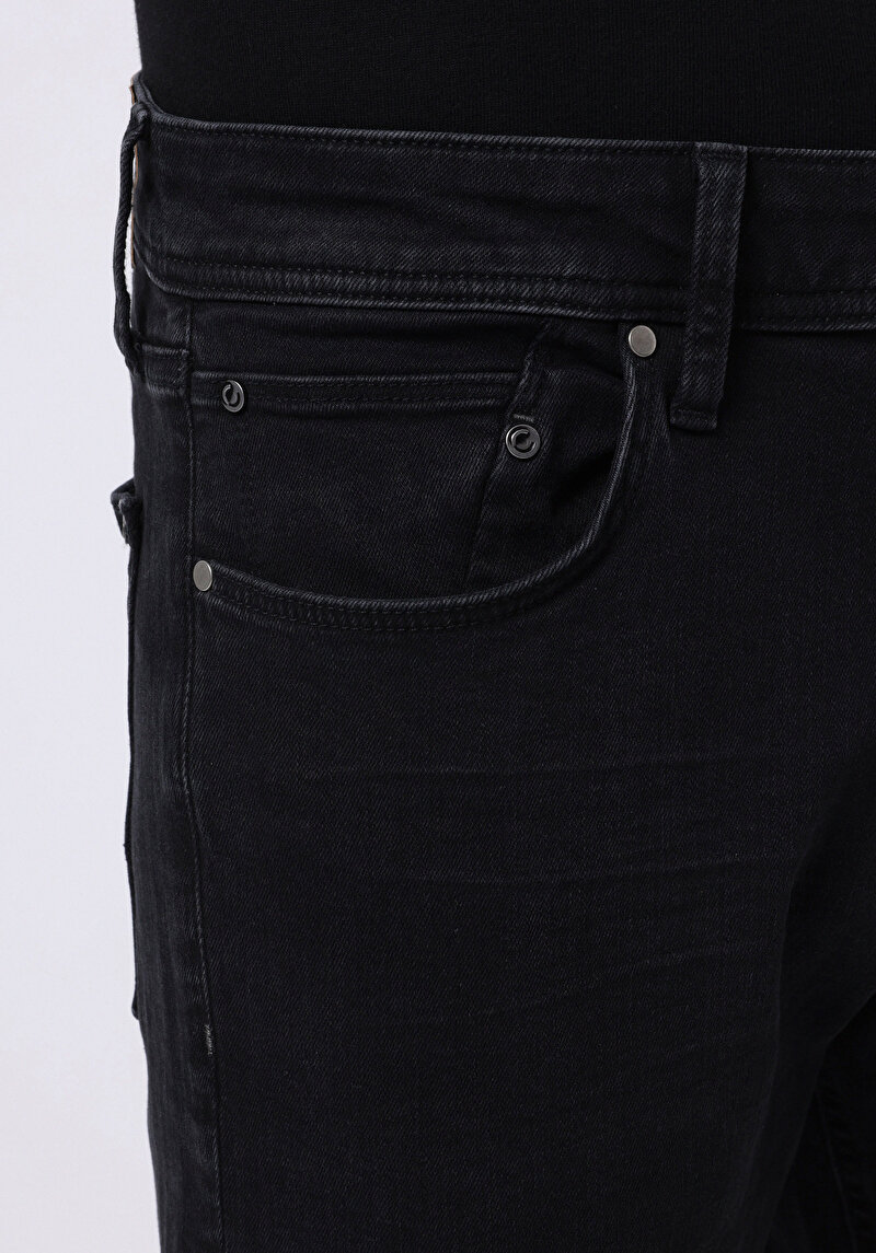 Afișați detalii pentru Pantaloni De Barbati Negru Regular Fit 067 Jack Cl1076021