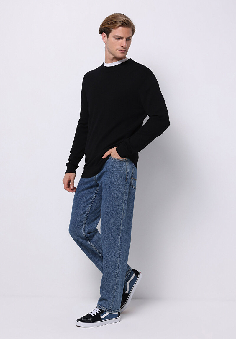 Imagine a Pulover De Barbati Negru Regular Fit Cl1076884