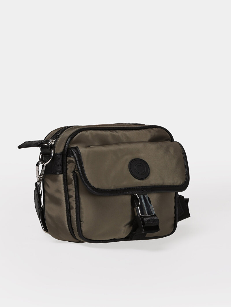 Imagine a Geanta De Barbati Kaki Modern Fit Cl1075928