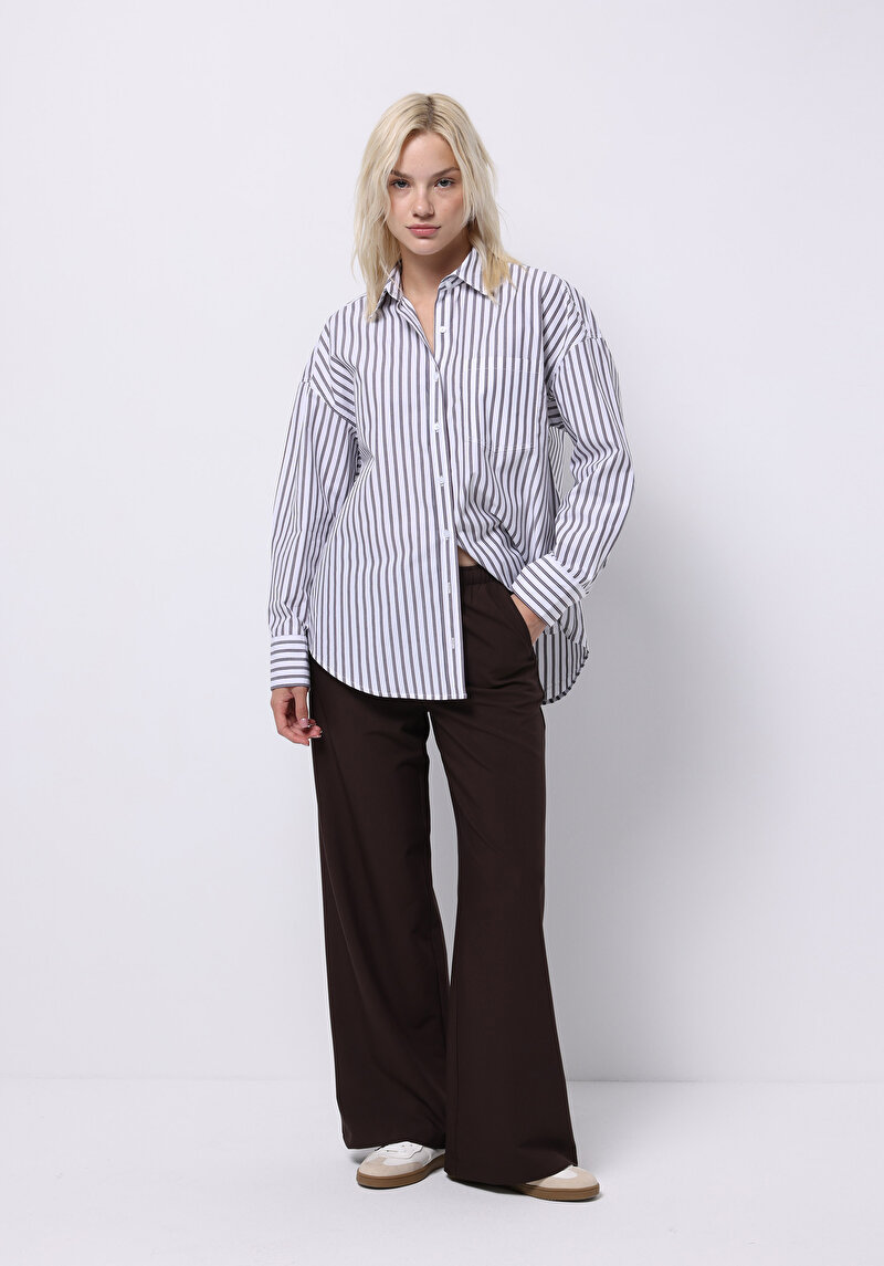 Imagine a Pantaloni De Dama Maro Regular Fit Cl1075609