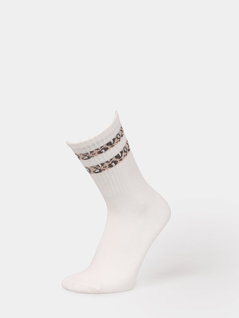 Imagine a Sosete De Dama Alb Modern Fit  Cl1075849