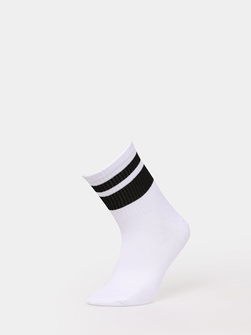 Imagine a Sosete De Barbati Alb Modern Fit  Cl1075871