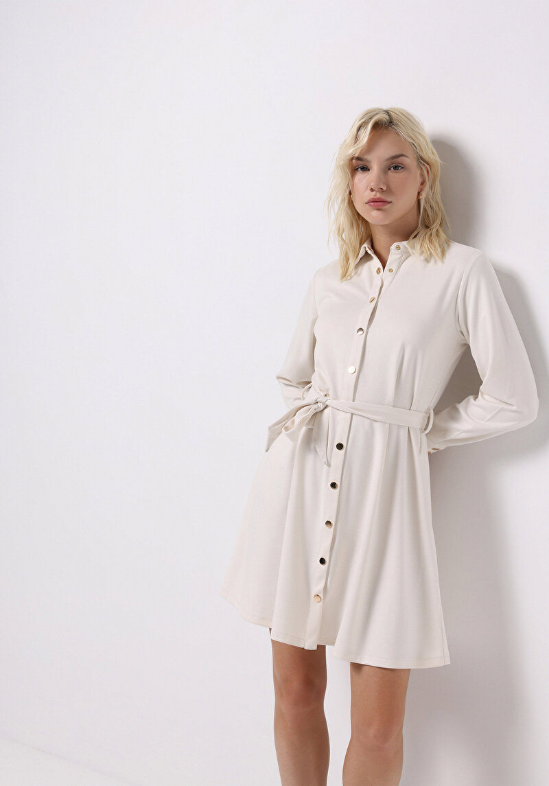 Imagine a Rochie De Dama Ecru Regular Fit  Cl1075624