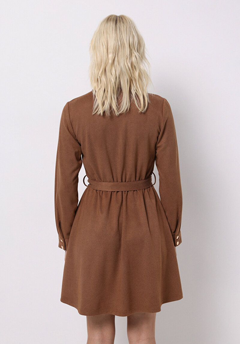 Afișați detalii pentru Rochie De Dama Bej Regular Fit  Cl1075624