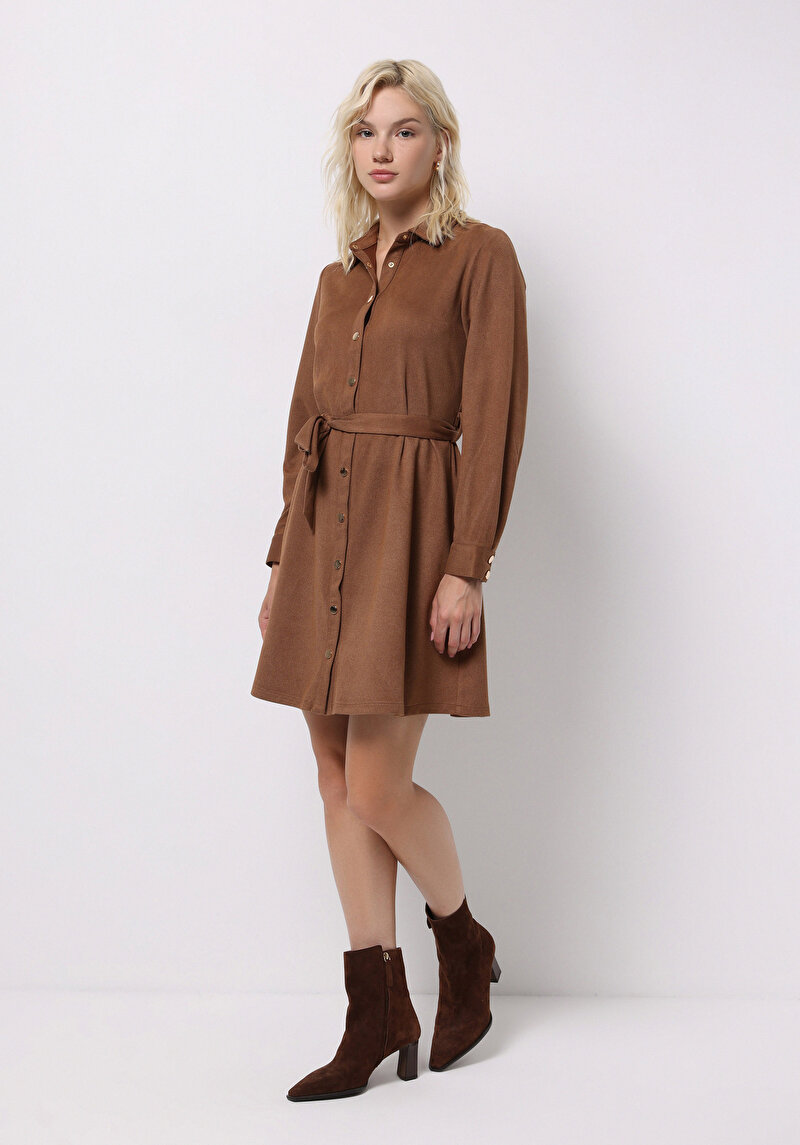 Afișați detalii pentru Rochie De Dama Bej Regular Fit  Cl1075624