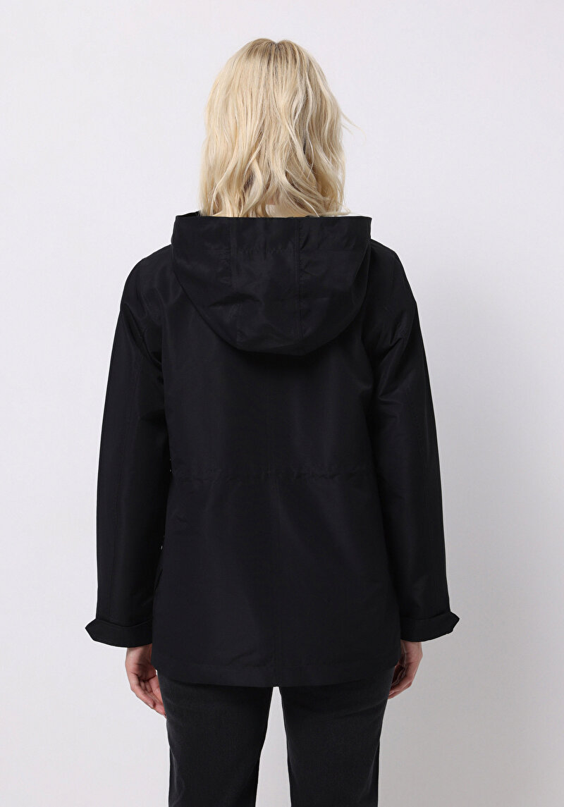 Imagine a Jacheta De Ploaıe De Dama Negru Regular Fit Cl1075673