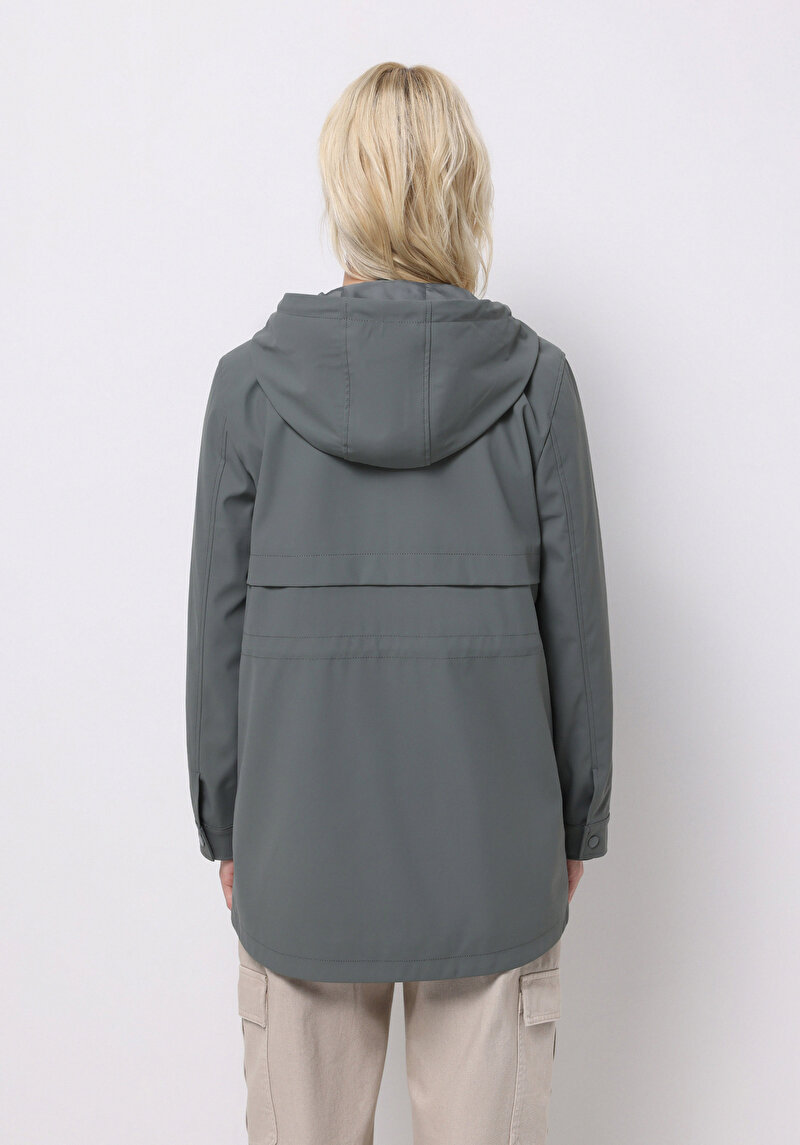 Afișați detalii pentru Jacheta De Ploaıe De Dama Verde Regular Fit  Cl1075675