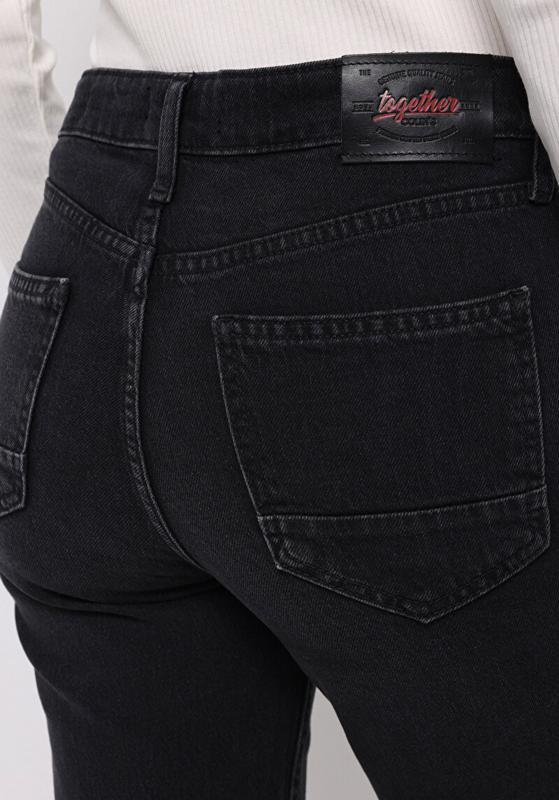 Afișați detalii pentru Pantaloni De Dama Denim Mom Fit 896  Maria Cl1075993