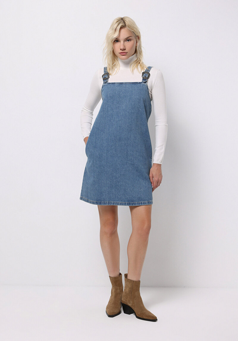 Afișați detalii pentru Rochie De Dama Albastru Regular Fit  Cl1076044