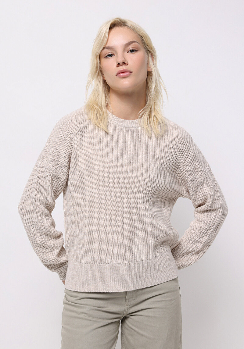 Imagine a Pulover De Dama Ecru Regular Fit  Cl1076099