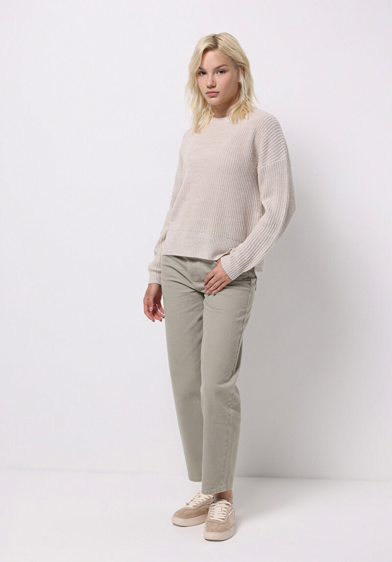 Imagine a Pulover De Dama Ecru Regular Fit Cl1076099