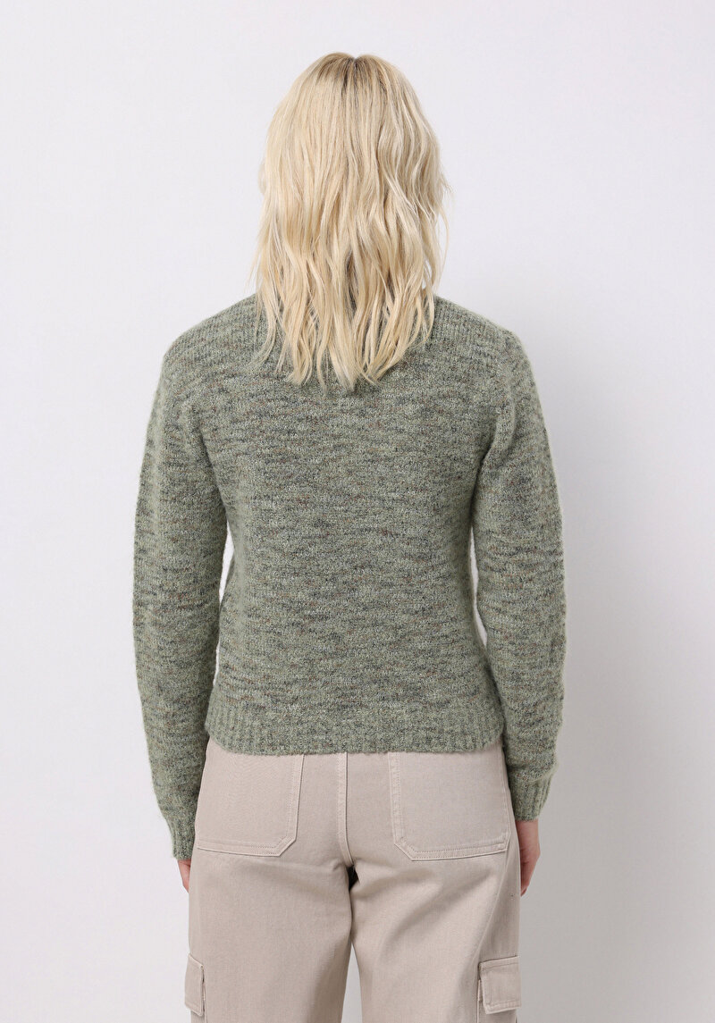 Imagine a Pulover De Dama Verde Slim Fit Cl1076811