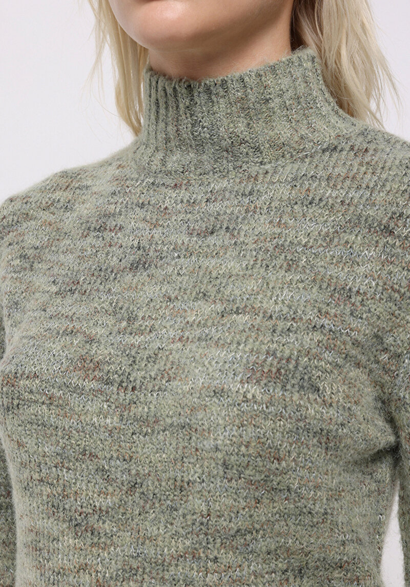 Imagine a Pulover De Dama Verde Slim Fit Cl1076811