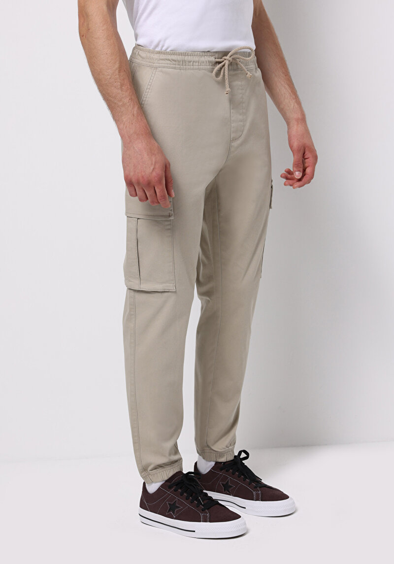 Afișați detalii pentru Pantaloni De Barbati Bej Cargo Fit  Cl1075639