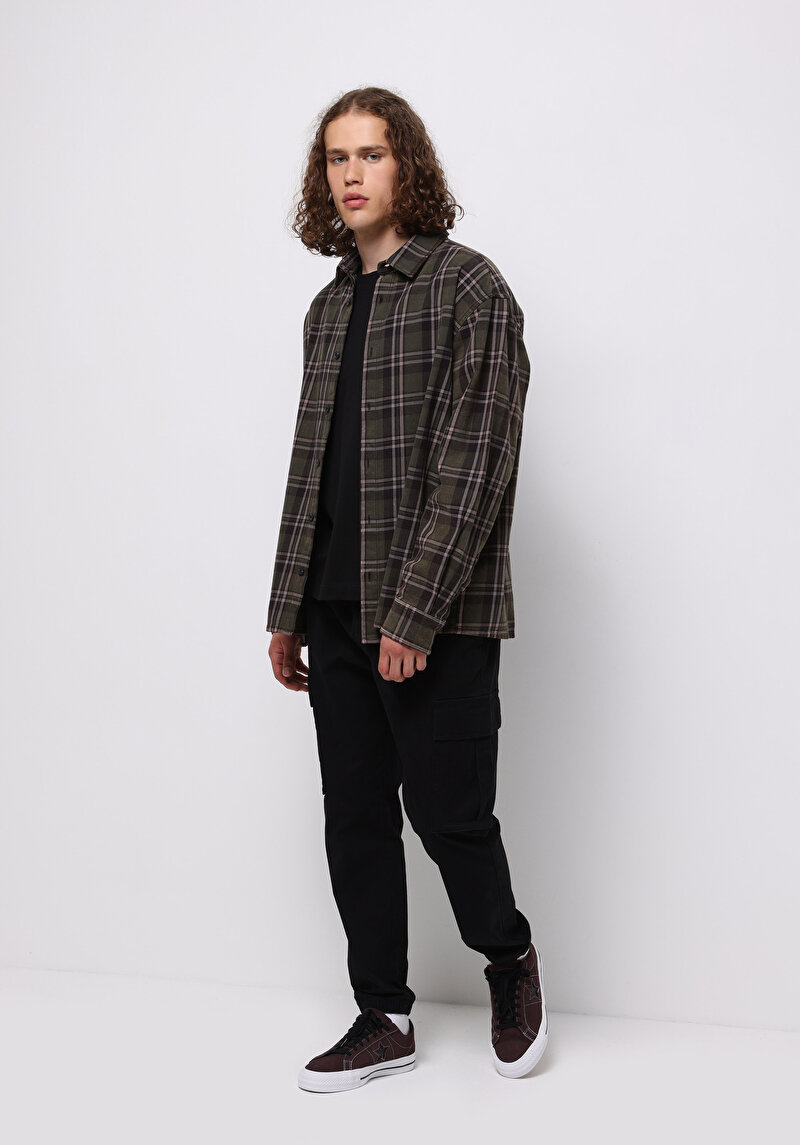 Afișați detalii pentru Camasa Cu Maneca Lunga De Barbati Verde Comfort Fit  Cl1076069