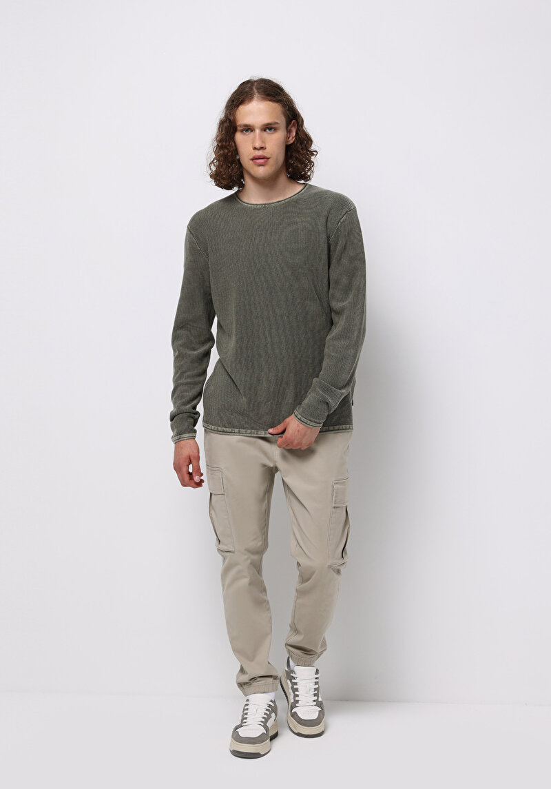 Imagine a Pulover De Barbati Kaki Regular Fit Cl1076274