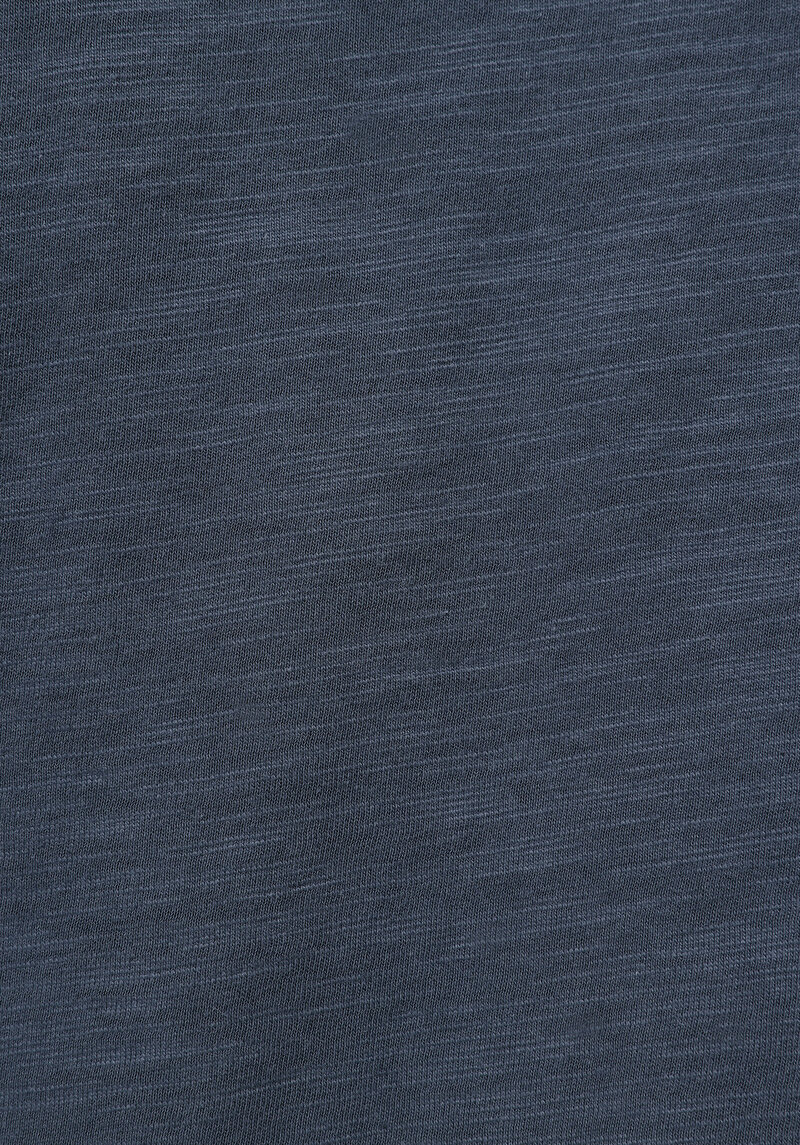 Afișați detalii pentru Tricou Cu Maneca Lunga De Barbati Albastru Regular Fit  Cl1076432