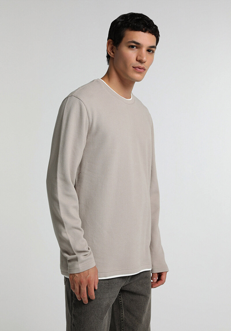 Imagine a Tricou Cu Maneca Lunga De Barbati Vizon Regular Fit Cl1076433