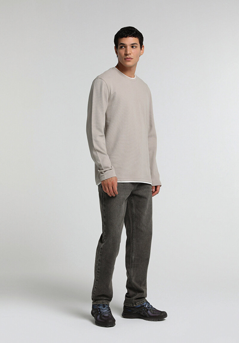 Imagine a Tricou Cu Maneca Lunga De Barbati Vizon Regular Fit Cl1076433
