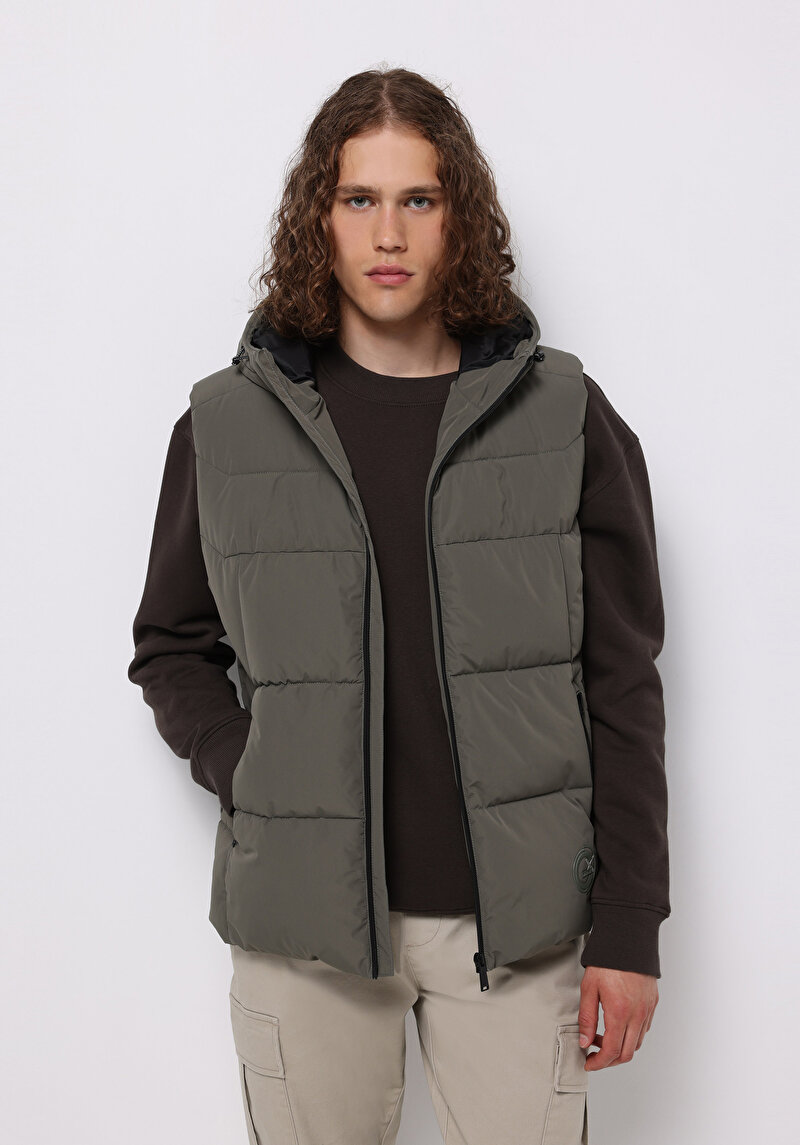 Imagine a Vesta De Barbati Verde Slim Fit  Cl1076538