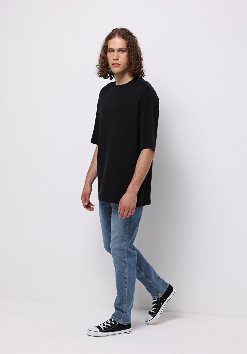 Afișați detalii pentru Pantaloni De Barbati Albastru Deschis Regular Fit 067 Jack Cl1076541