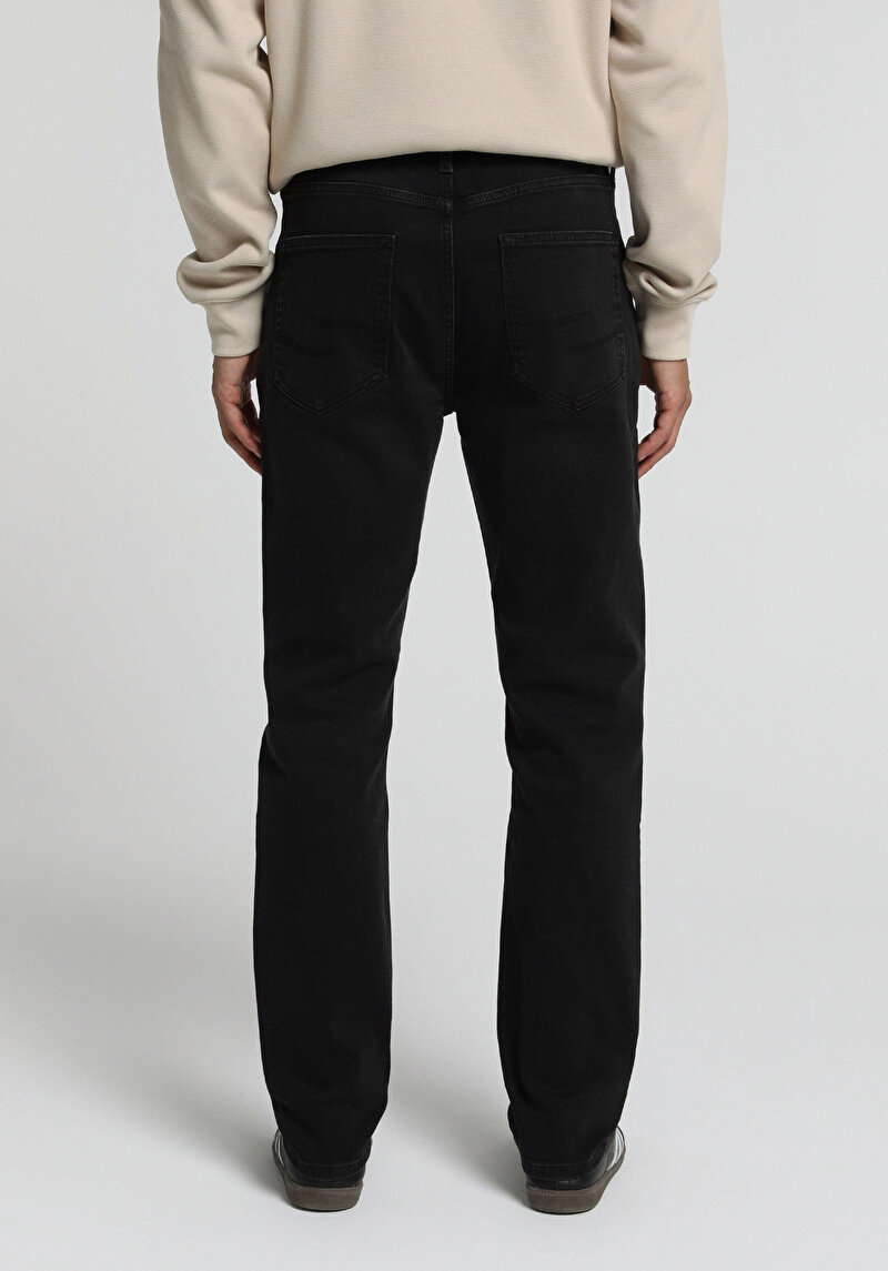 Imagine a Pantaloni De Barbati Albastru Marin Straight Fit 044 Karl Cl1076702